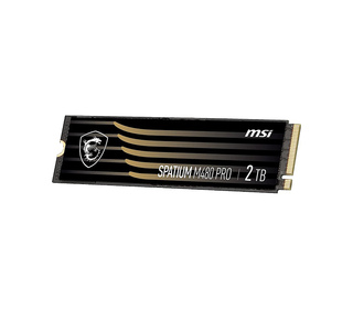 MSI SPATIUM M480 PRO PCIE 4.0 NVME M.2 2TB disque SSD 2 To PCI Express 4.0 3D NAND