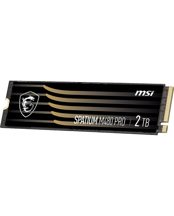 MSI SPATIUM M480 PRO PCIE 4.0 NVME M.2 2TB disque SSD 2 To PCI Express 4.0 3D NAND