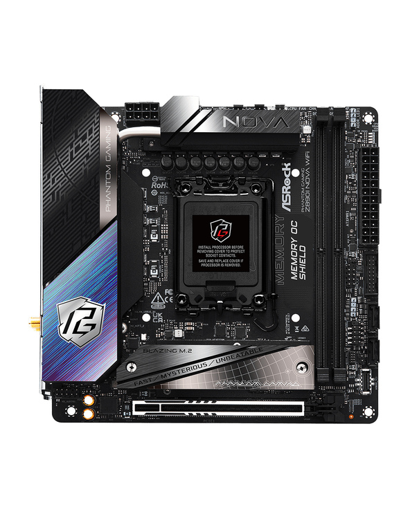 Asrock Phantom Gaming Z890I Nova WiFi Intel Z890 LGA 1851 (Socket V1) mini ITX