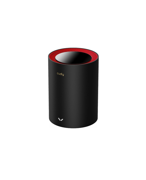 Cudy M3000 Bi-bande (2,4 GHz / 5 GHz) Wi-Fi 6 (802.11ax) Noir, Rouge 1 Interne