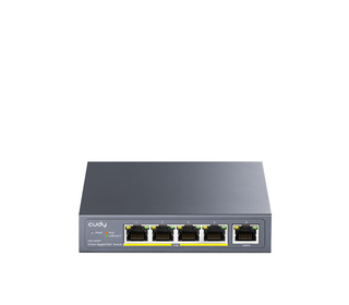 Cudy GS1005P commutateur réseau Gigabit Ethernet (10/100/1000) Connexion Ethernet, supportant l'alimentation via ce port (PoE) G