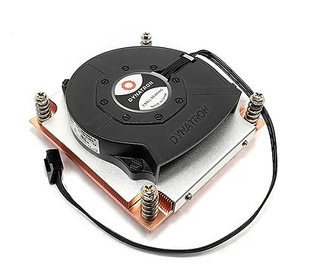 Dynatron Q3 Processeur Dissipateur thermique/Radiateur 8 cm Multicolore 1 pièce(s)