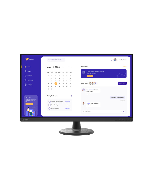Lenovo C32U-40 31.5 LED 4K Ultra HD 8 ms Noir