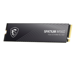 MSI SPATIUM M560 PCIE 5.0 NVME M.2 1TB disque SSD 1 To PCI Express 5.0 3D NAND