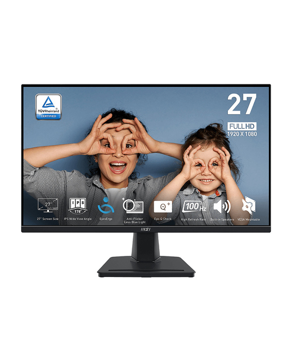 MSI Pro MP275QDE 27 LCD UltraWide Quad HD 4 ms Noir