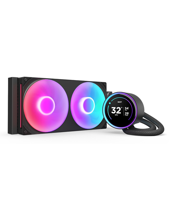 NZXT Kraken Elite 280 RGB Processeur Refroidisseur de liquide tout-en-un 14 cm Noir 1 pièce(s)