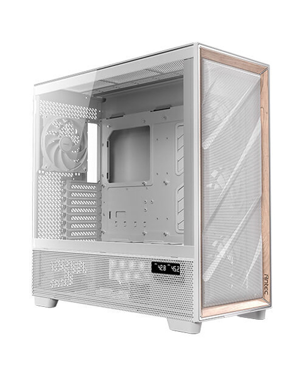 Antec FLUX PRO White EUV Full Tower Blanc, Bois