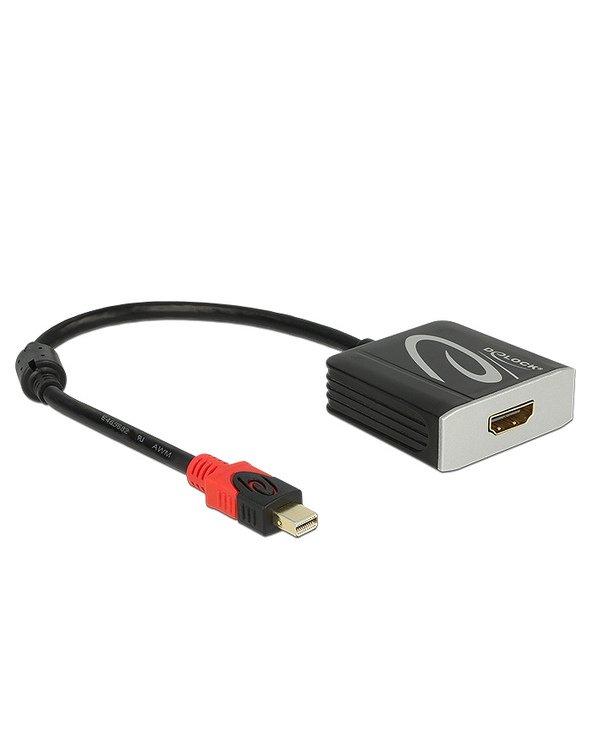 DeLOCK 62735 câble vidéo et adaptateur 0,2 m Mini DisplayPort HDMI Type A (Standard) Noir