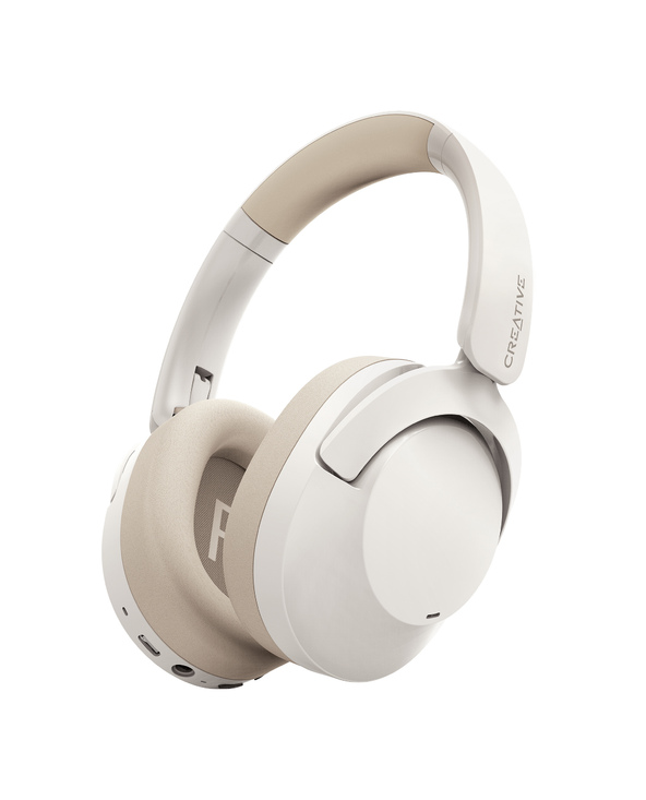 Creative Labs Zen Hybrid 2 Casque Avec fil &sans fil Arceau Appels/Musique USB Type-C Bluetooth Crème