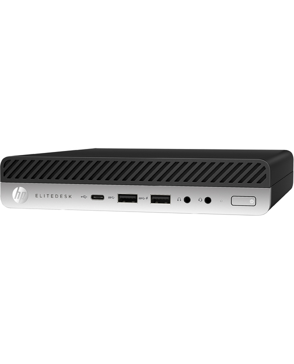 HP EliteDesk 705 35W G4 Mini PC AMD Ryzen 5 PRO 8 Go 256 Go Windows 10 Pro Noir, Argent