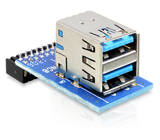 DeLOCK 41865 carte et adaptateur d'interfaces Interne USB 3.2 Gen 1 (3.1 Gen 1)