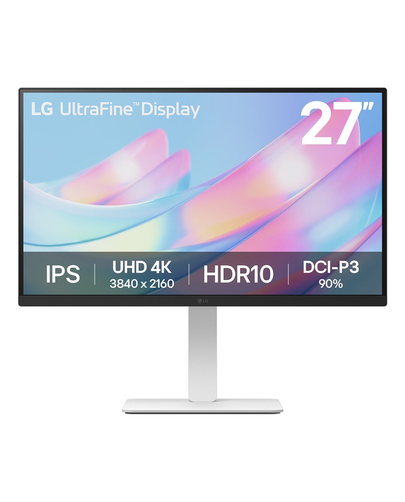 LG 27US550-W 27" LCD 4K Ultra HD 5 ms Noir, Blanc