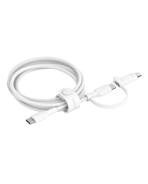 Belkin BoostCharge Pro câble USB USB 2.0 1,5 m USB C USB C/Lightning Blanc