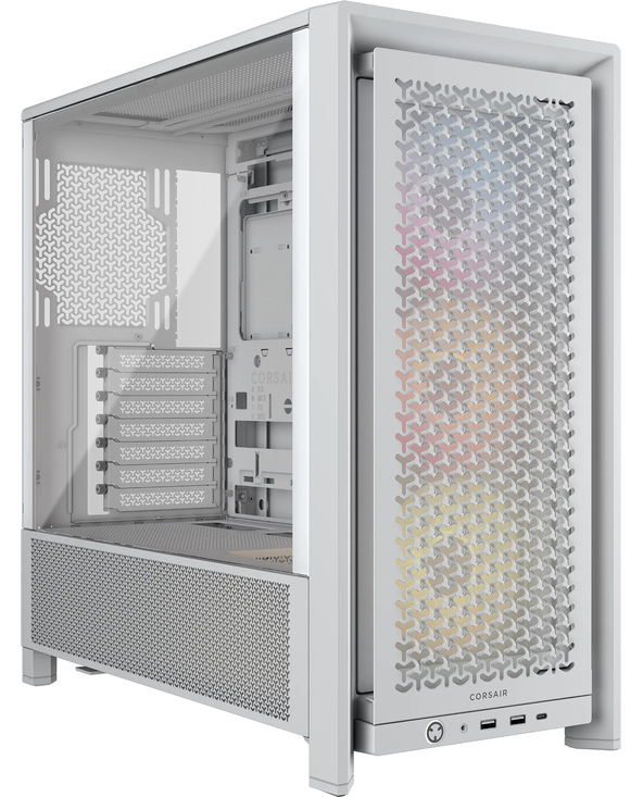 Corsair FRAME 4000D RS ARGB Midi Tower Blanc