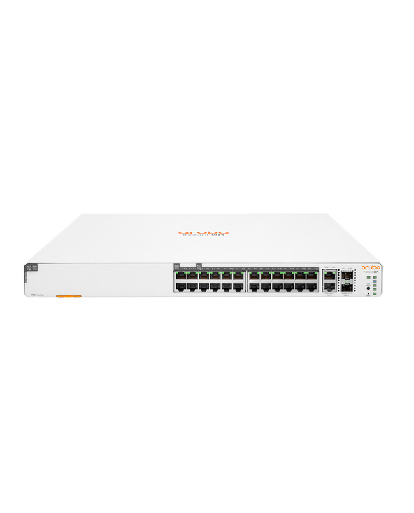 HPE Aruba Networking Aruba Instant On 1960 24G 20p Class4 4p Class6 PoE 2XGT 2SFP+ 370W Géré L2+ Gigabit Ethernet (10/100/1000) 