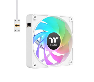 Thermaltake CL-F194-PL12SW-A système de refroidissement d’ordinateur Boitier PC Ventilateur 12 cm Blanc 3 pièce(s)
