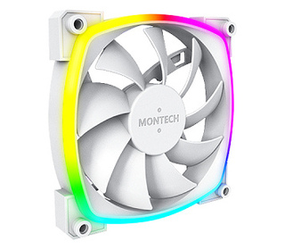 Montech AX120 PWM Boitier PC Ventilateur 12 cm Blanc 3 pièce(s)