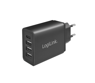 LogiLink PA0221 chargeur d'appareils mobiles Universel Noir Secteur Charge rapide Intérieure