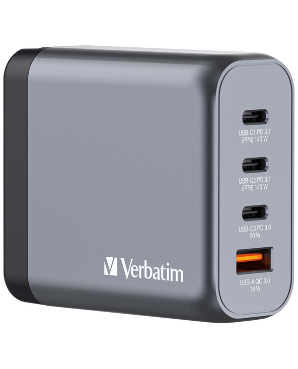 Verbatim GNC-140 Universel Noir, Gris Secteur Charge rapide Intérieure