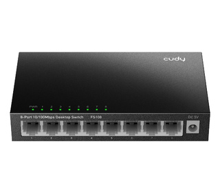Cudy FS108 commutateur réseau Non-géré Fast Ethernet (10/100) Noir
