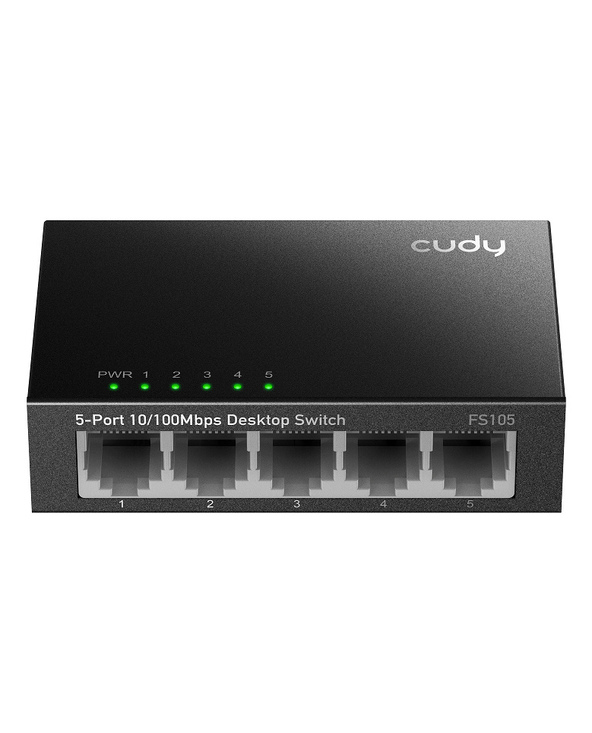 Cudy FS105 commutateur réseau Non-géré Fast Ethernet (10/100) Noir