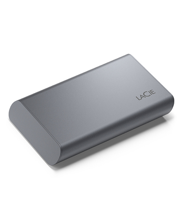 LaCie Mobile SSD Secure Technologie Thunderbolt 2 To USB Type-C 3.2 Gen 2 (3.1 Gen 2) Gris