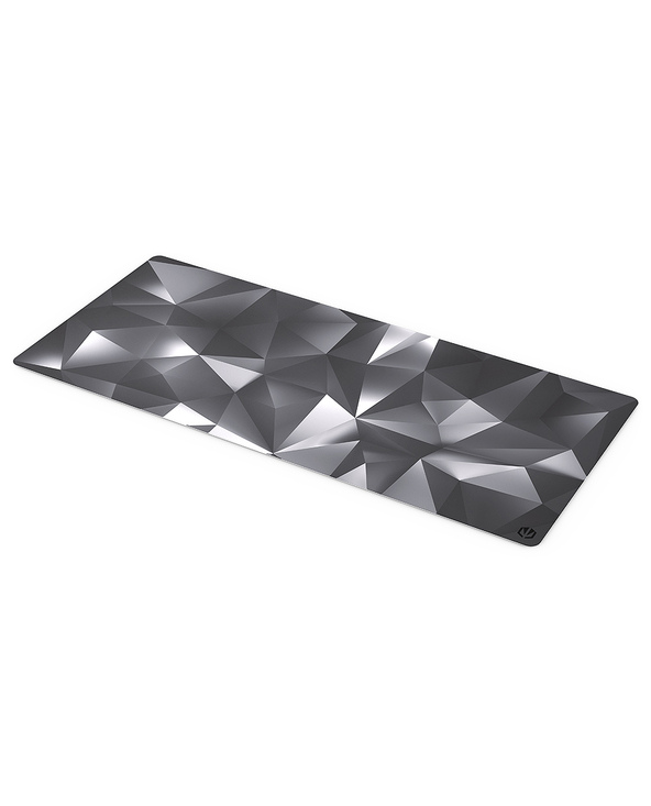 ENDORFY Crystal Black XL Tapis de souris de jeu Noir, Gris, Blanc