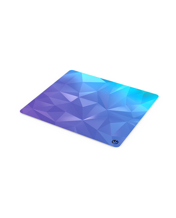 ENDORFY Crystal Blue L Tapis de souris de jeu Noir, Bleu