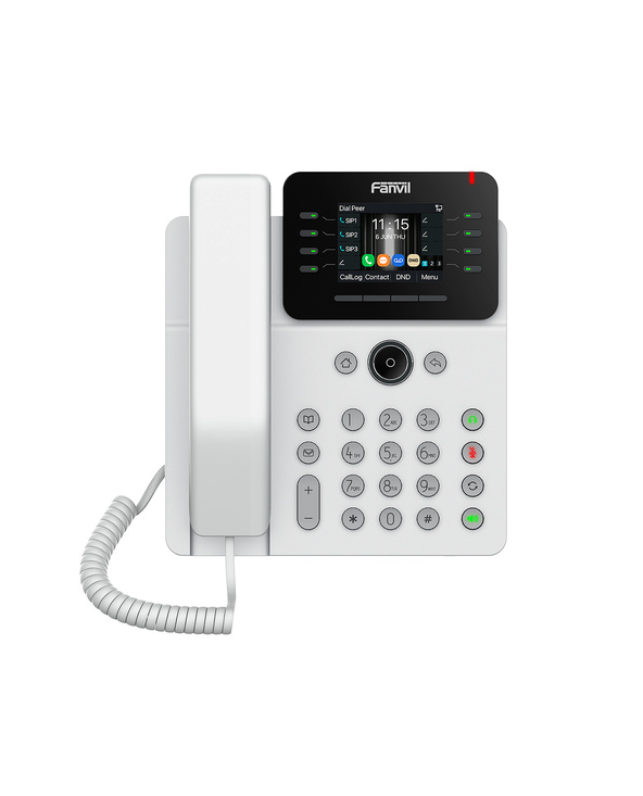 Fanvil V62G téléphone fixe Noir 12 lignes LCD