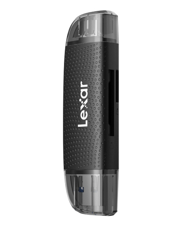 Lexar LRW310X-BNBNG lecteur de carte mémoire USB 2.0 Type-A/Type-C Noir