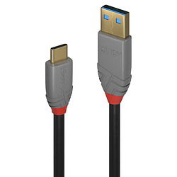 Lindy 36913 câble USB 2 m USB C USB A Noir