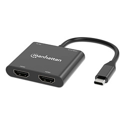 Manhattan 154321 câble vidéo et adaptateur USB Type-C 2 x HDMI