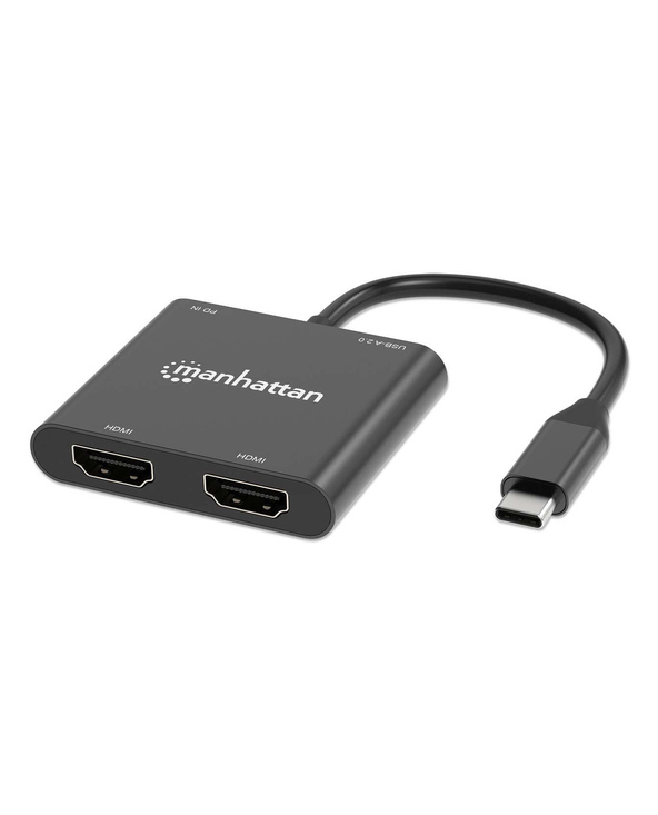 Manhattan 154321 câble vidéo et adaptateur USB Type-C 2 x HDMI