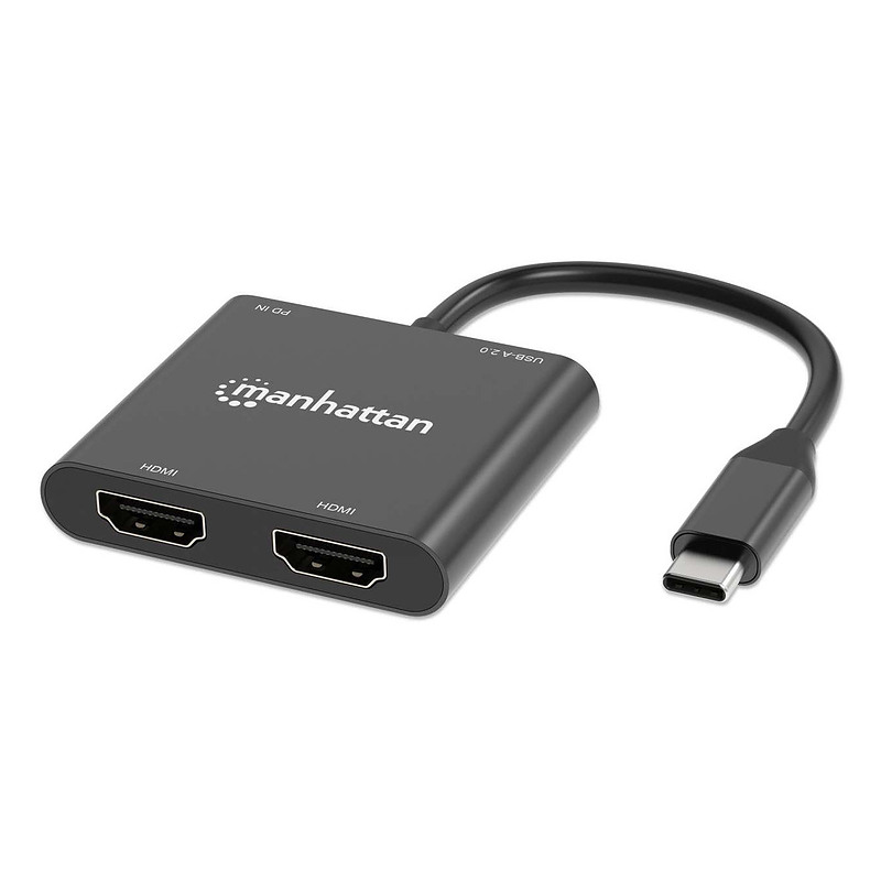 Manhattan 154321 câble vidéo et adaptateur USB Type-C 2 x HDMI