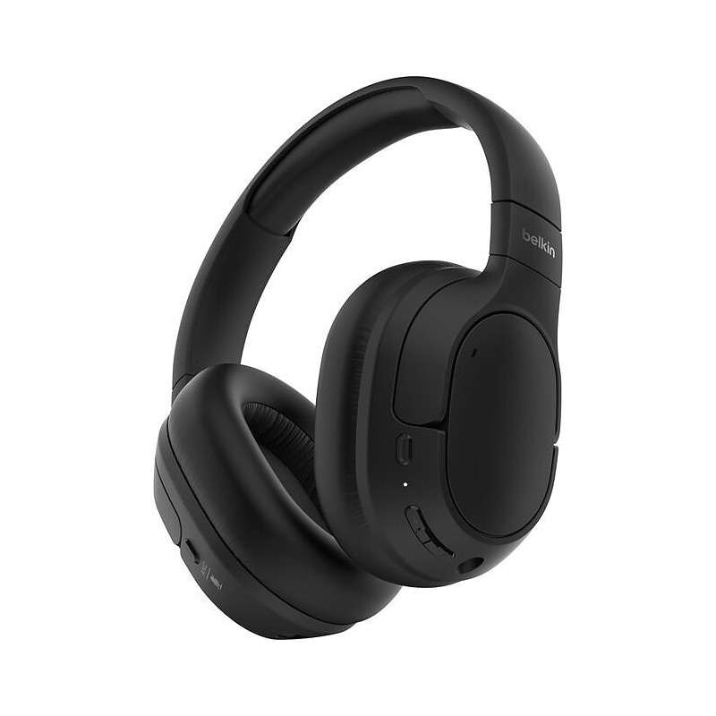 Belkin AUD008HQBK écouteur/casque Écouteurs Sans fil Arceau Appels/Musique USB Type-C Bluetooth Noir