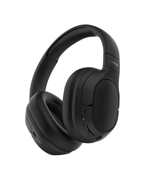 Belkin AUD008HQBK écouteur/casque Écouteurs Sans fil Arceau Appels/Musique USB Type-C Bluetooth Noir