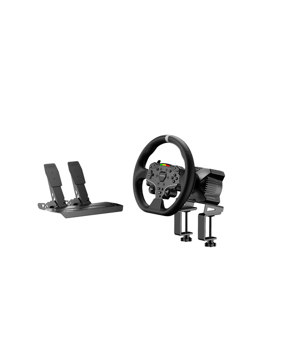 Moza Racing RS074 accessoire de jeux vidéo Noir Bluetooth/USB Volant + pédales Numérique PC