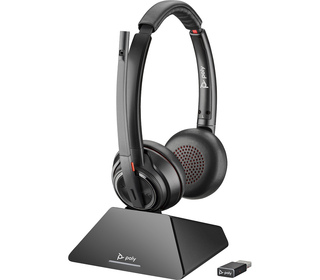 POLY Micro-casque Savi 8220 DECT UC USB-A 1880-1900 MHz certifié Microsoft Teams
