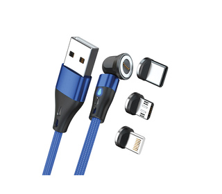 RealPower MagneticCharge3 câble USB 1 m USB A Bleu