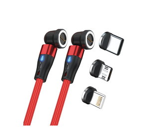RealPower MagneticCharge2 câble USB 1 m Rouge