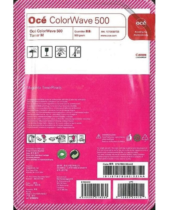 Canon OCE ColorWave 500 Cartouche de toner 1 pièce(s) Original Magenta