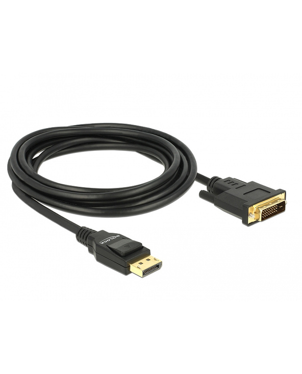 DeLOCK 85314 câble vidéo et adaptateur 3 m DisplayPort DVI-D Noir