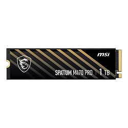 MSI SSD SPATIUM M470 PRO PCIe 4.0 NVMe M.2 1TB 2 Go PCI Express 4.0 3D NAND