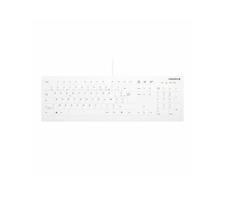 CHERRY AK-C8112 clavier Médical USB AZERTY Français Blanc