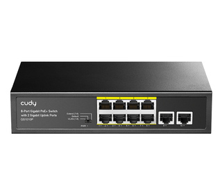 Cudy GS1010P commutateur réseau Gigabit Ethernet (10/100/1000) Connexion Ethernet, supportant l'alimentation via ce port (PoE) M