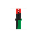 Apple MUQ63ZM/A accessoire intelligent à porter sur soi Bande Noir, Vert, Rouge Fluoroélastomère