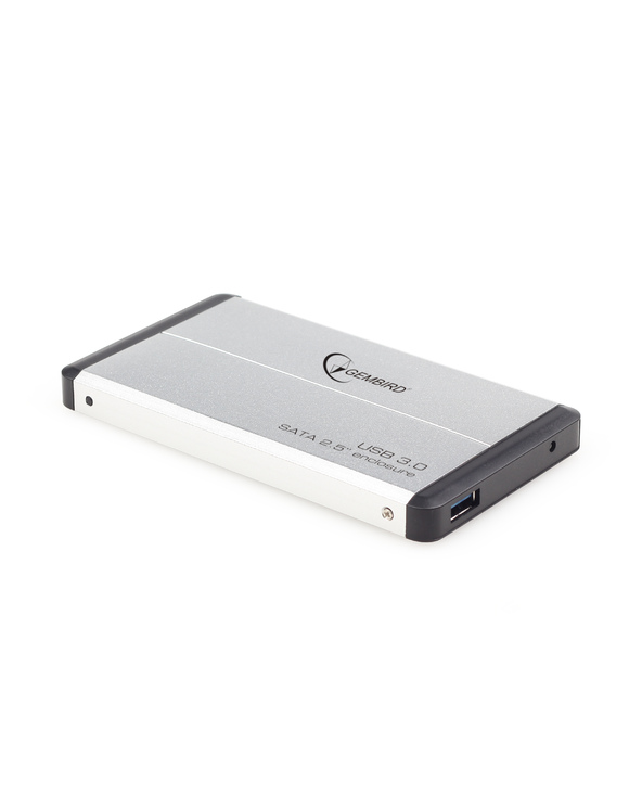 Gembird EE2-U3S-2-S Boîtier de disques de stockage Boîtier HDD Argent 2.5"