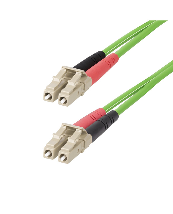 StarTech.com Câble Fibre Optique Multimode OM5 LC à LC (UPC) de 5m, Cordon/Jarretière/Connecteur Fibre Optique 50/125µm Duplex L