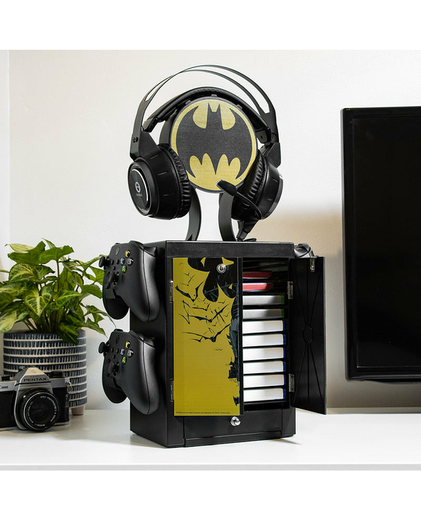 Numskull Games Official Batman Gaming Locker Support de disque de jeu