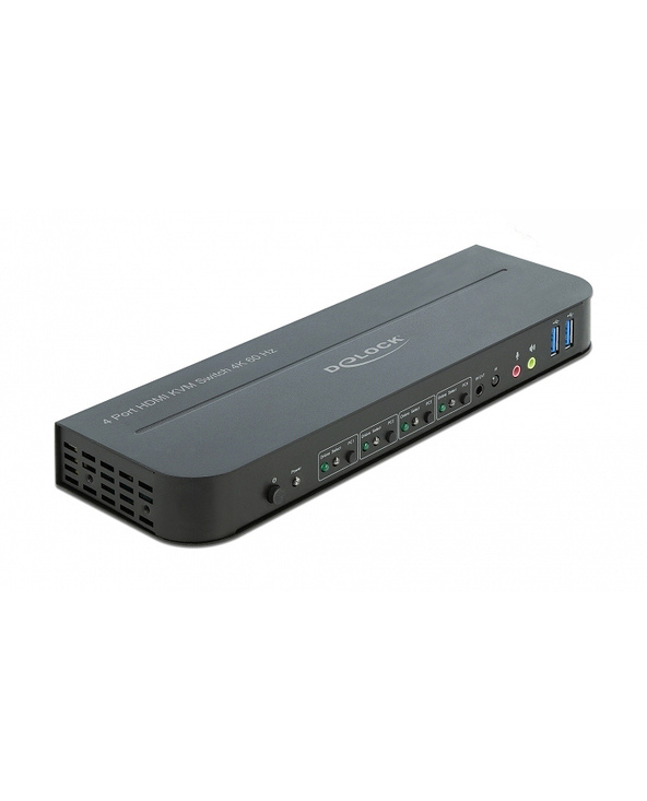 DeLOCK Commutateur HDMI KVM 4K 60 Hz port USB 3.0 et Audio